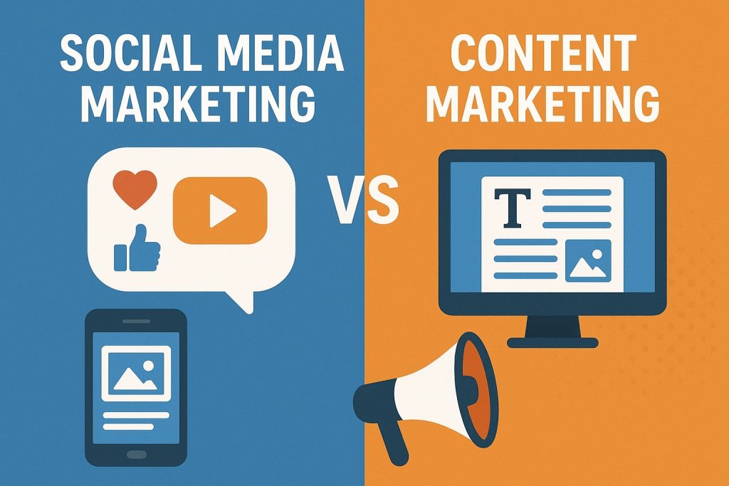 Social Media Marketing vs Content Marketing