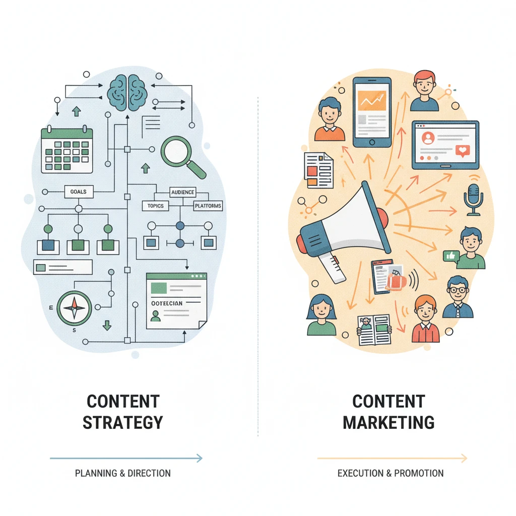Content Strategy vs Content Marketing