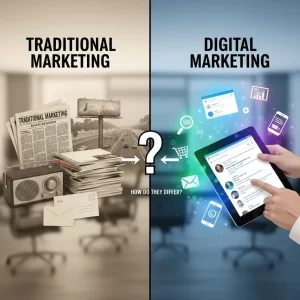 How Does Digital Marketing Differ from Traditional Marketing?