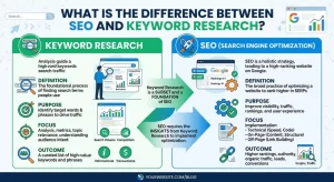What is The Difference Between SEO and Keyword Research?