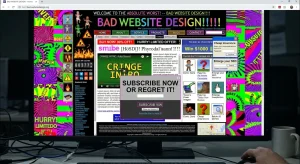 Bad Website Design