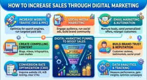 How to Increase Sales Through Digital Marketing?