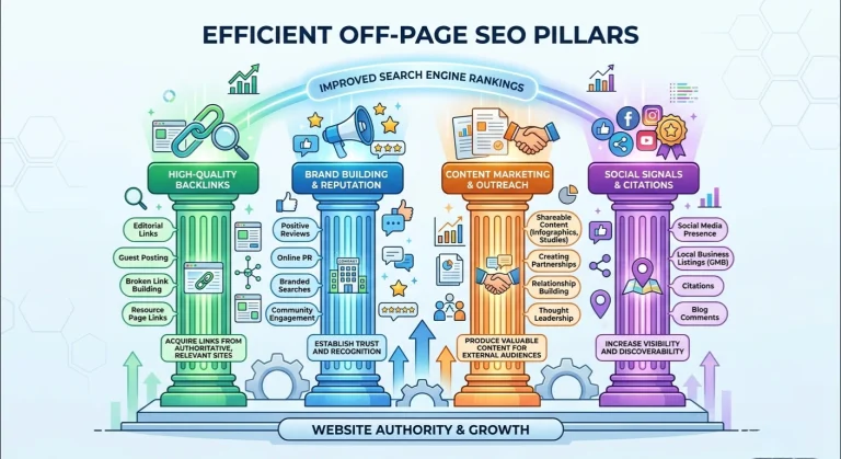efficient off-page seo pillars